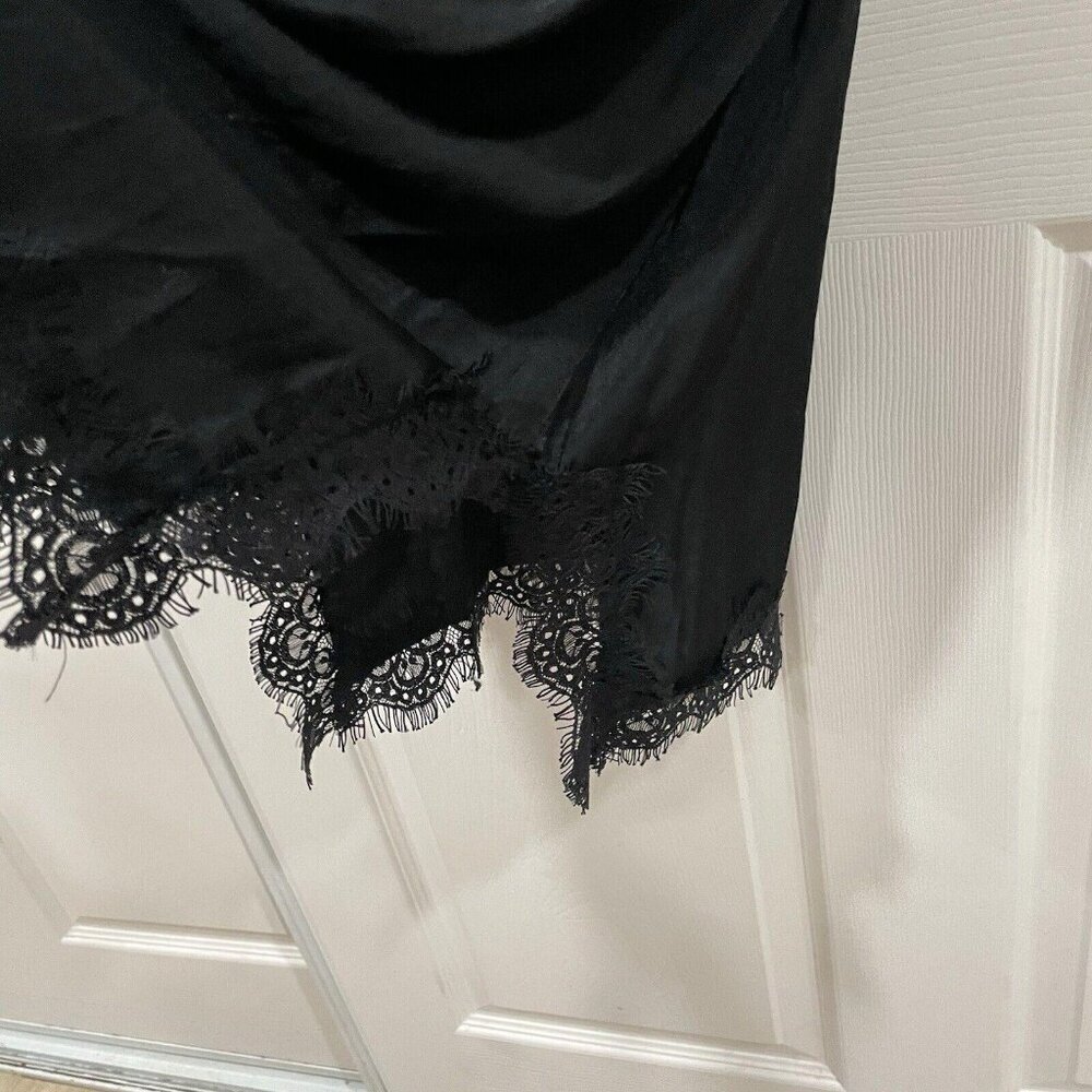 Women’s Lost In Lunar‎ Black Slip Dress Lace Size Xsmall Xs - Picture 7 of 10